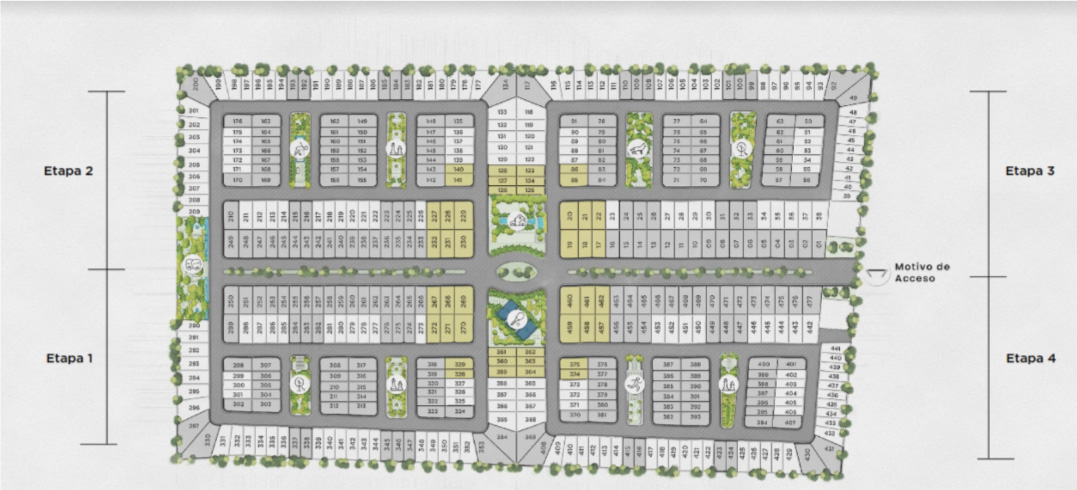 Master plan de desarrollo de terrenos en venta en Mérida